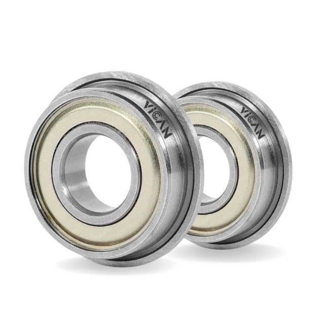 ROLAMENTO COM FLANGE F 683 AÇO INOX 3x7x3 VICAN - Vican - Rolamentos