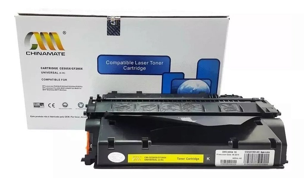 CF280X/CE505X - 6900 Páginas - Compatível (HP80X/HP05X