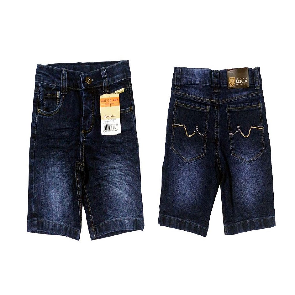 Bermuda Jeans Infantil Menino Mamutinho Boutique Sua Melhor Loja De Presente Infantil