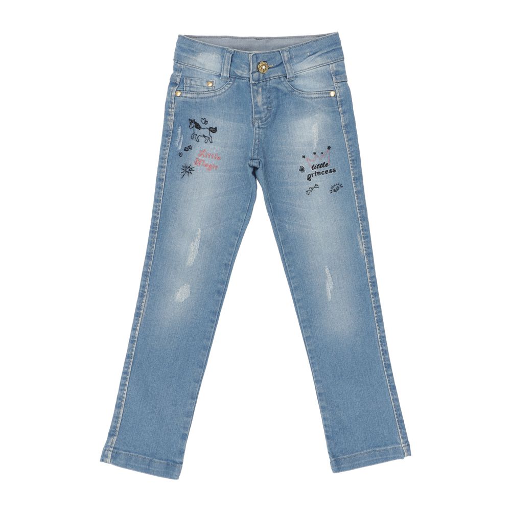 calça jeans infantil menina