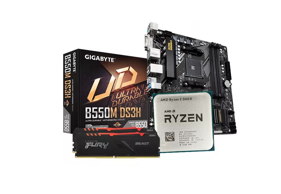 Gigabyte B450m Ryzen 3500x B450m Gigabyte B550M DS3H Ryzen 5600x