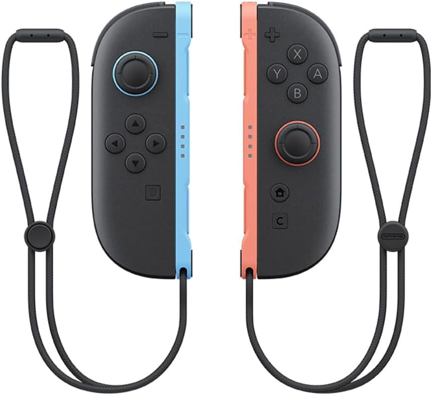 Controle Joy-Con 2 Nintendo Switch 2, Azul Claro e Vermelho Claro