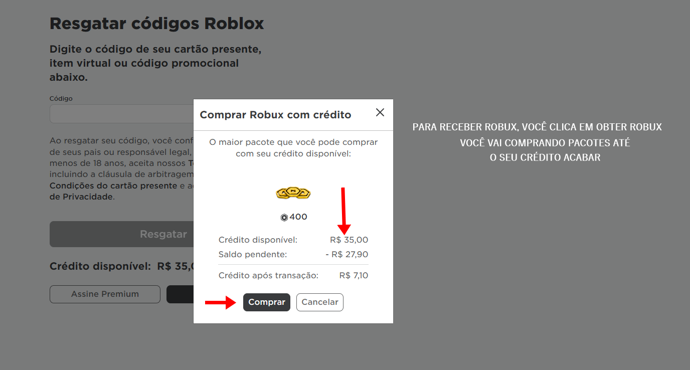 Cartão Roblox, comprar robux para roblox - GSGames - Sua Loja de Jogos  Online