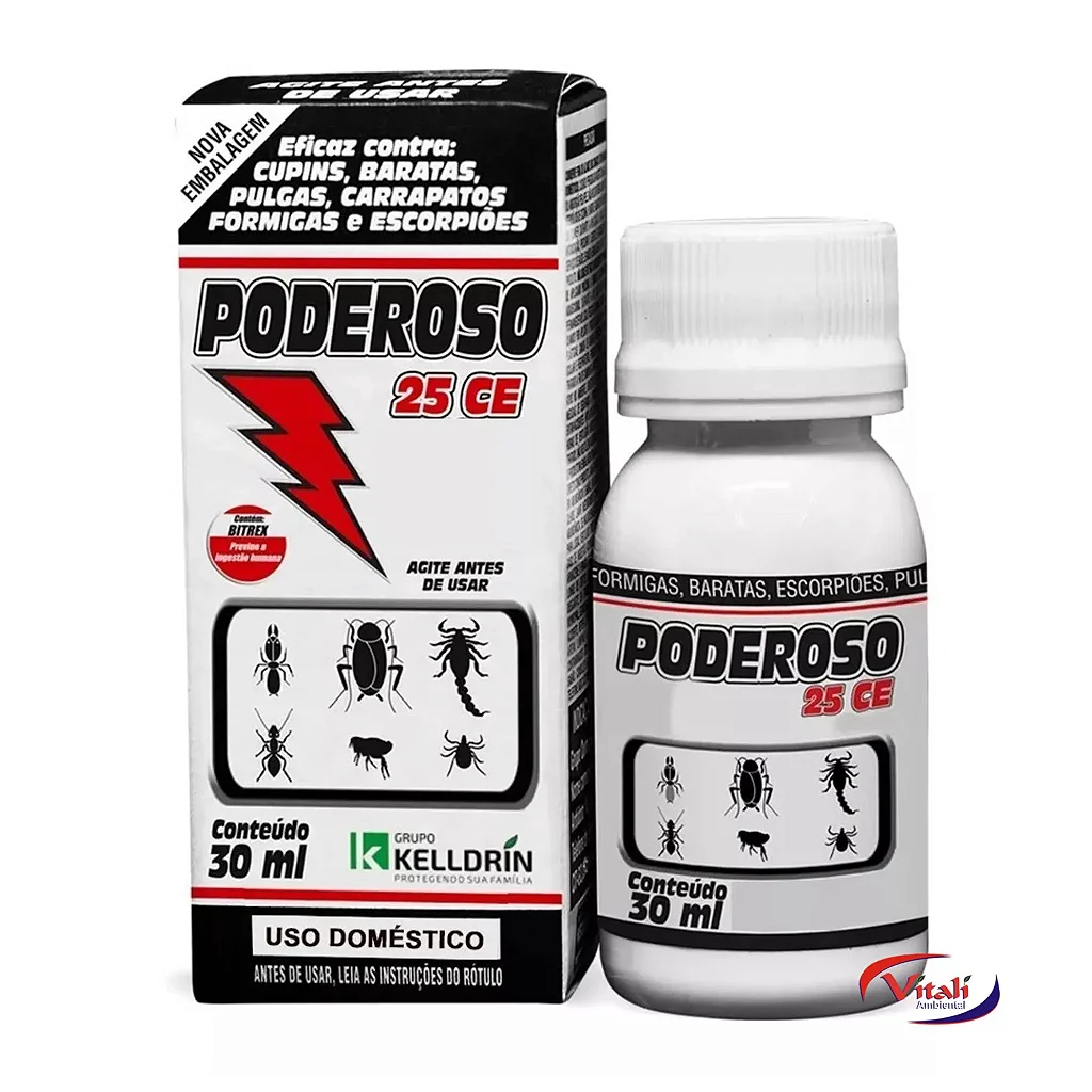 Poderoso 25 CE 30 ml - Pantanal Agropecuária | Presidente Prudente