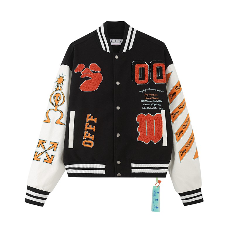 Jaqueta Off-White Abloh Viking Laranja - Boutique ZeroUm