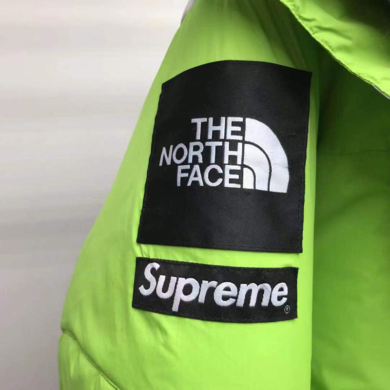 Jaqueta Supreme x The North Face S Com Logo - Verde
