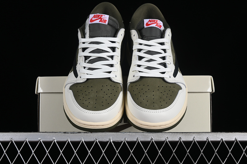 Travis Scott x Air Jordan 1 Retro Low OG SP 'Reverse Olive