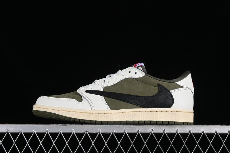 Travis Scott x Air Jordan 1 Retro Low OG SP 'Reverse Olive