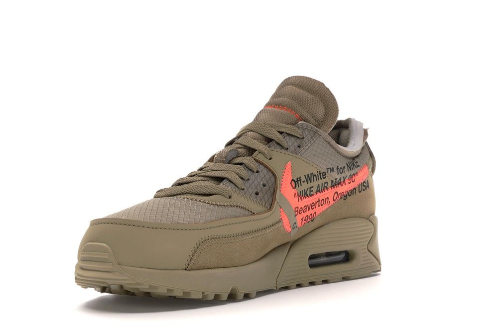 TÊNIS NIKE AIR MAX 90 X OFF-WHITE ' DESERT ORE ' - Os