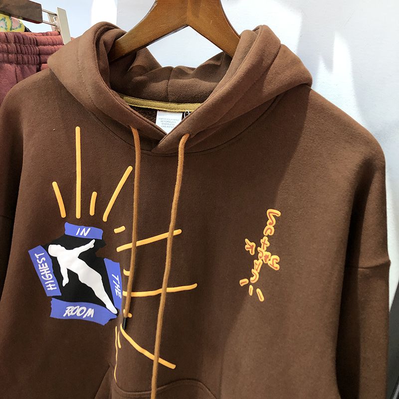 Moletom Marrom Cactus Jack Travis Scott - Boutique ZeroUm