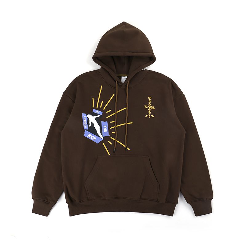 CactusJack パーカー TRAVIS SCOTT Moletom Marrom Cactus Jack Travis Scott - Boutique ZeroUm