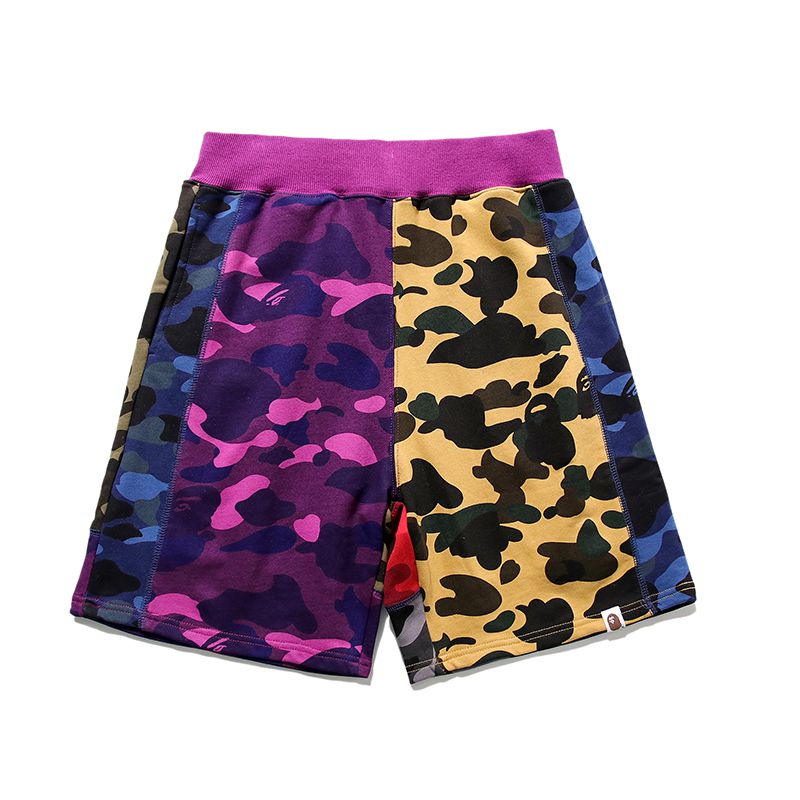 Shorts BAPE A Bathing Ape Multicolor Multicamo Boutique ZeroUm Conceito Hype de A Z
