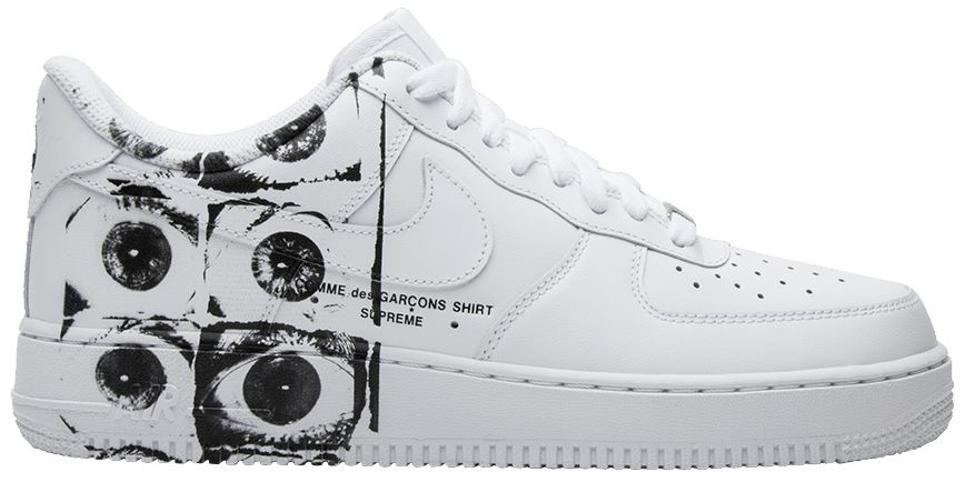 Nike Comme des Garçons x Supreme x Air Force 1 Low 'Eyes Nike Comme des Garçons x Supreme x Air Force 1 Low 'Eyes