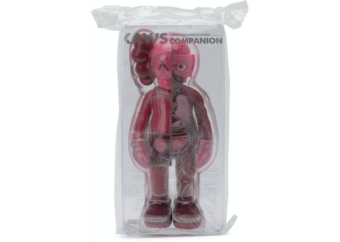 Boneco KAWS Companion Flayed Open Edition Vinyl Vermelho