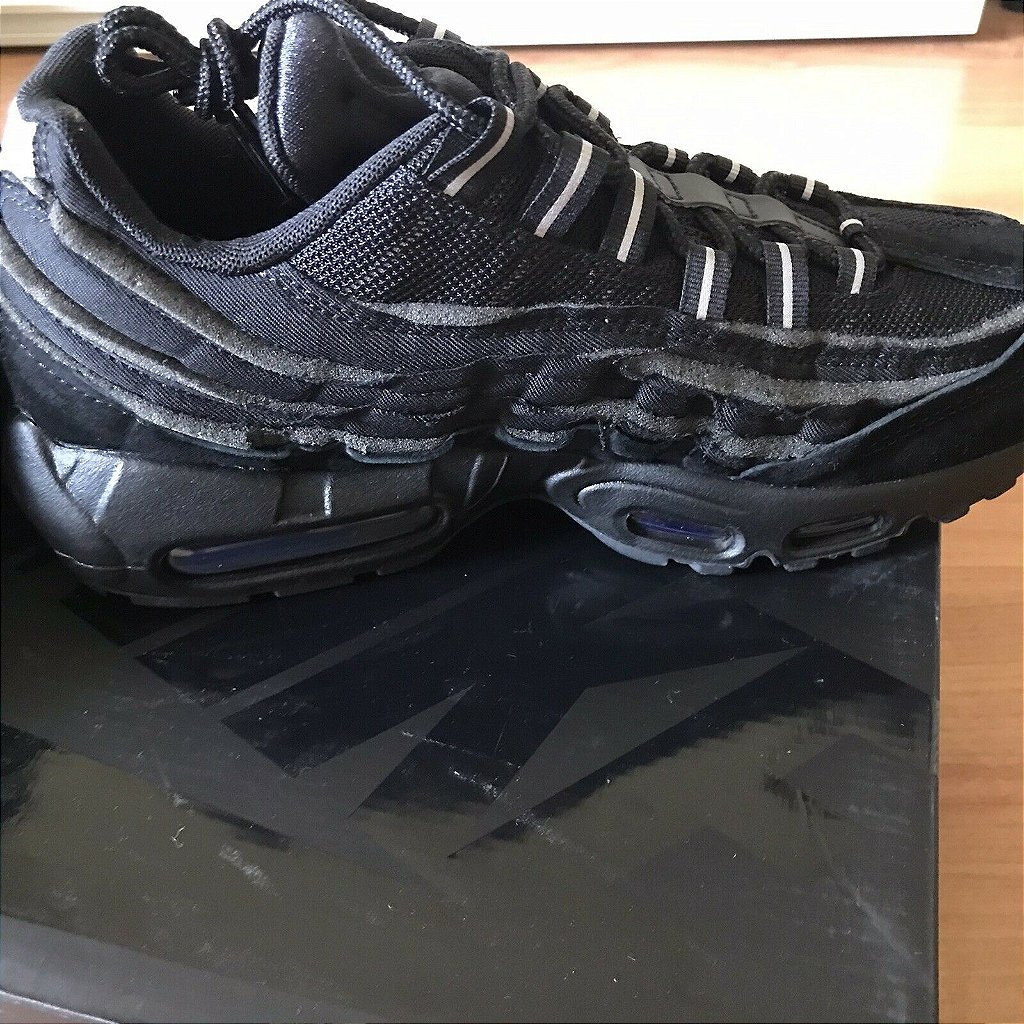 Nike Air Max 95 x Comme Des Garçons Preto - Boutique ZeroUm