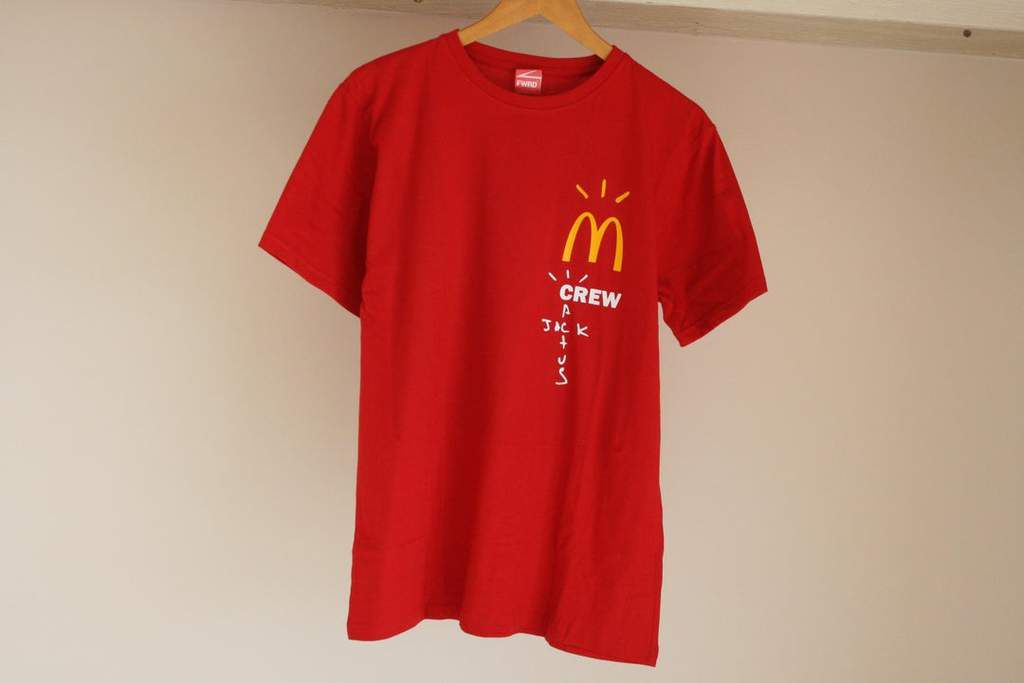 Travis scott mcdonald's camiseta sale