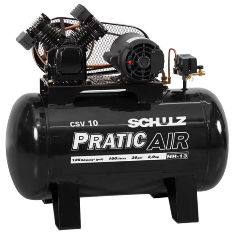 Compressor Schulz Pratic CSV 10/100 2HP Monofásico - KIMOTOR