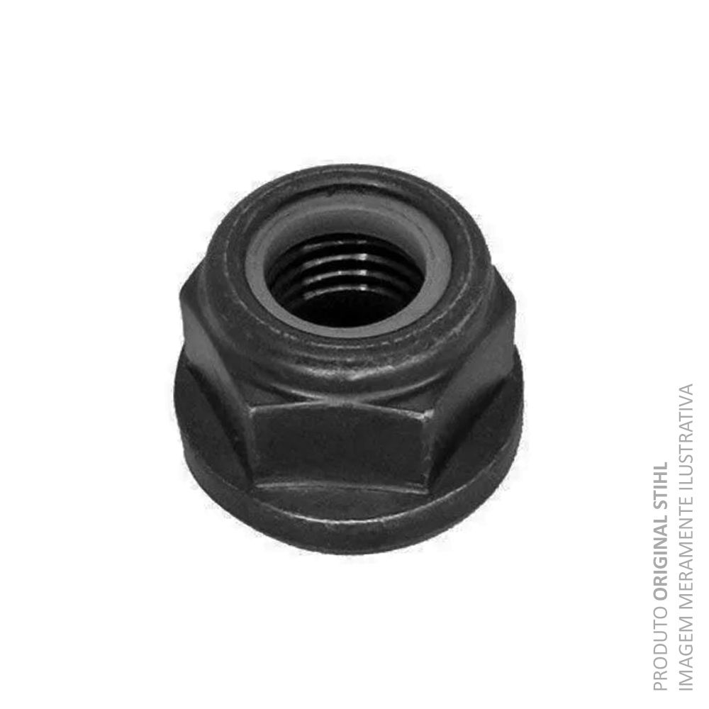 Porca de Segurança Roçadeira Stihl - M12 x 1.5mm - FS 160 / 220 / 280 / 300  / 350 / 380 - KIMOTOR - Autorizada Schulz Compressores