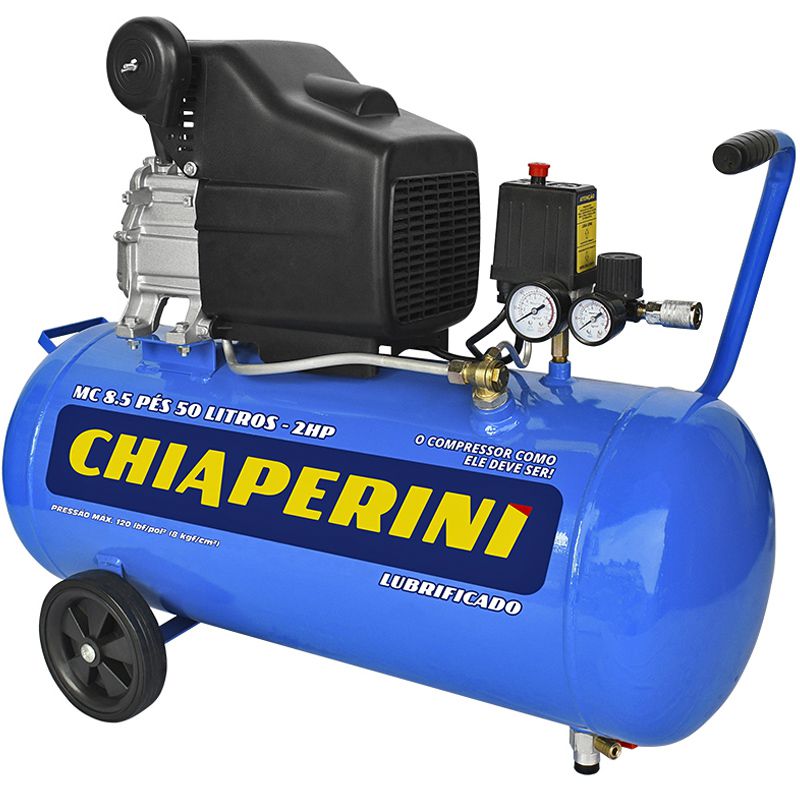 Motocompressor Chiaperini MC 8.5/50 - 8,5pcm 50L 120psi - 220V