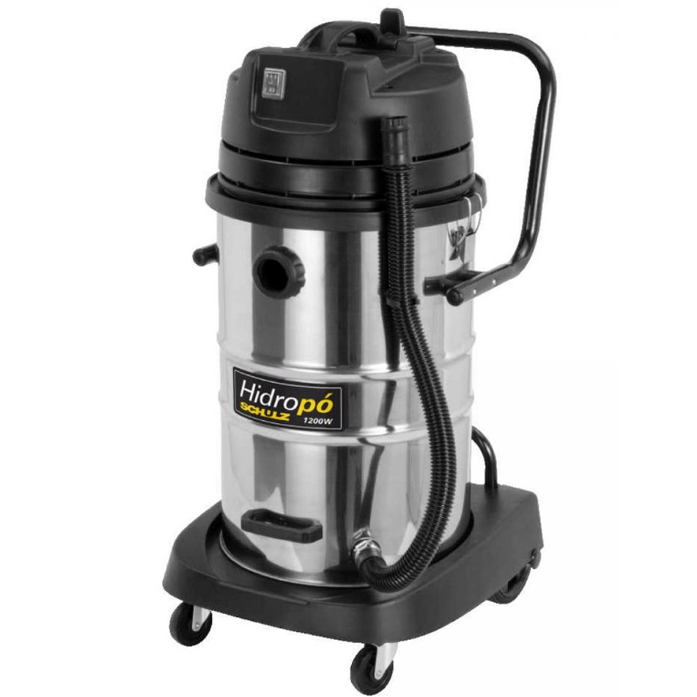 Aspirador Schulz Hidropó 50L 1200W Inox 220V - KIMOTOR