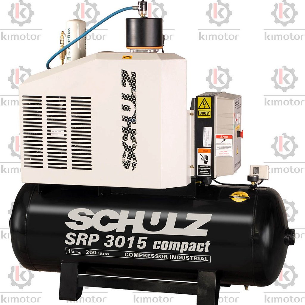 Compressor de Parafuso Rotativo Schulz SRP 3015 Compact III - 15HP