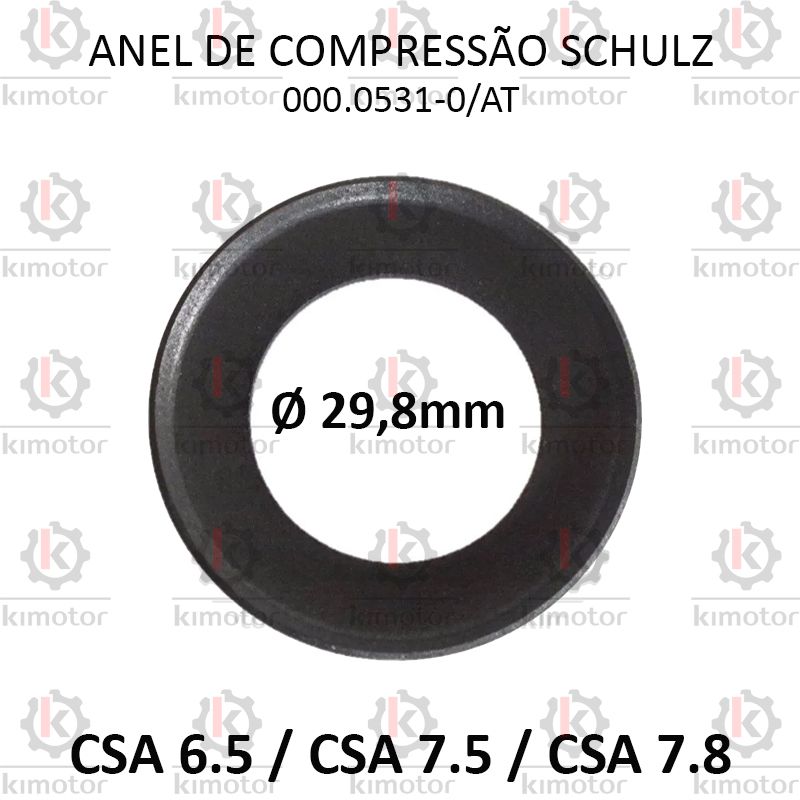 Anel Compressor - Schulz Twister CSA 7,8 / Pratic Air CSA 7,5