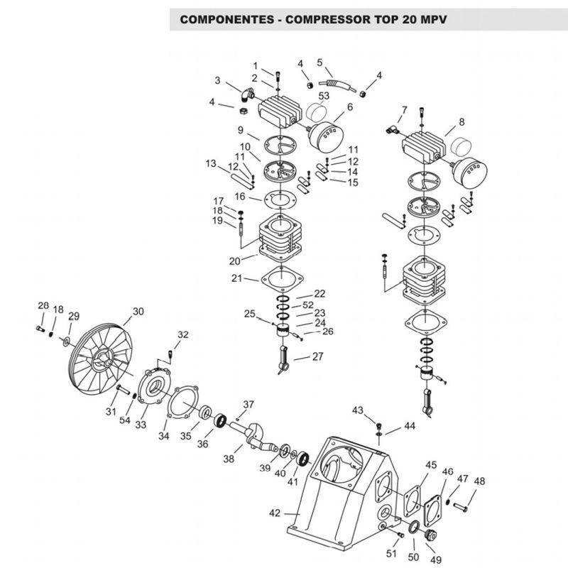 Compressor Chiaperini TOP 20/200 MPV - 5HP - KIMOTOR - Autorizada