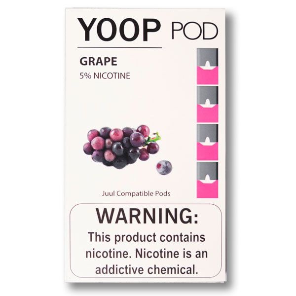 PODs c/ Líquido p/ YOOP - GRAPE - YOOP