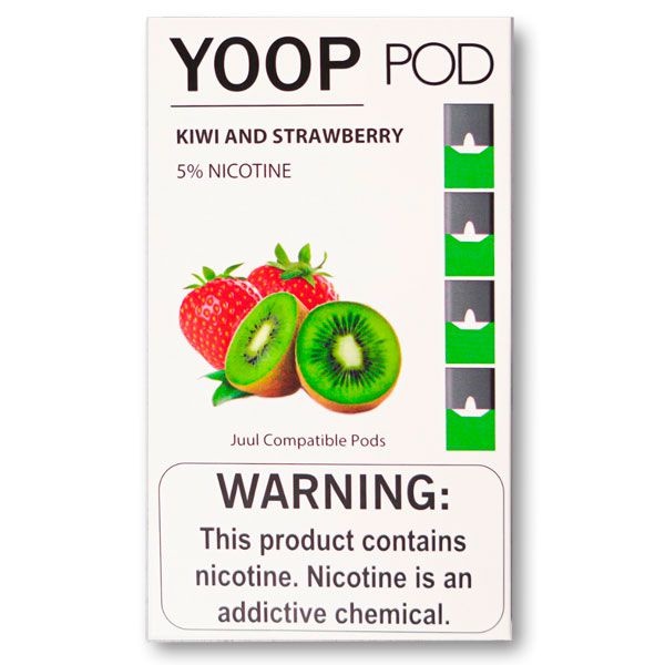 PODs c/ Líquido p/ YOOP - KIWI STRAWBERRY - YOOP