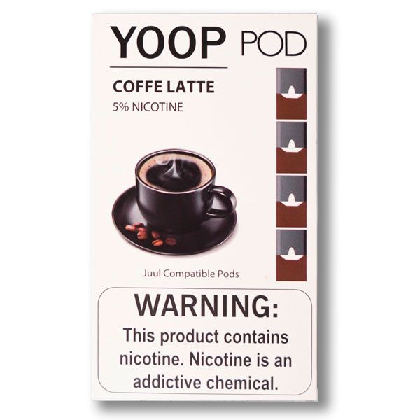 PODs c/ Líquido - COFFE LATTE - YOOP