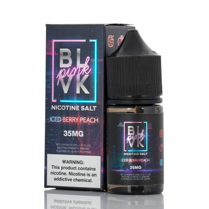 Juice Nic Salt Iced Berry Peach | Blvk Unicorn