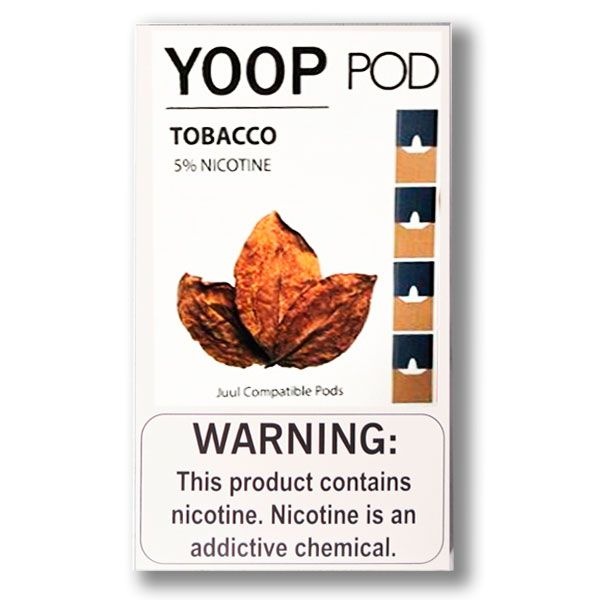 PODs c/ Líquido p/ YOOP - TOBACCO - YOOP