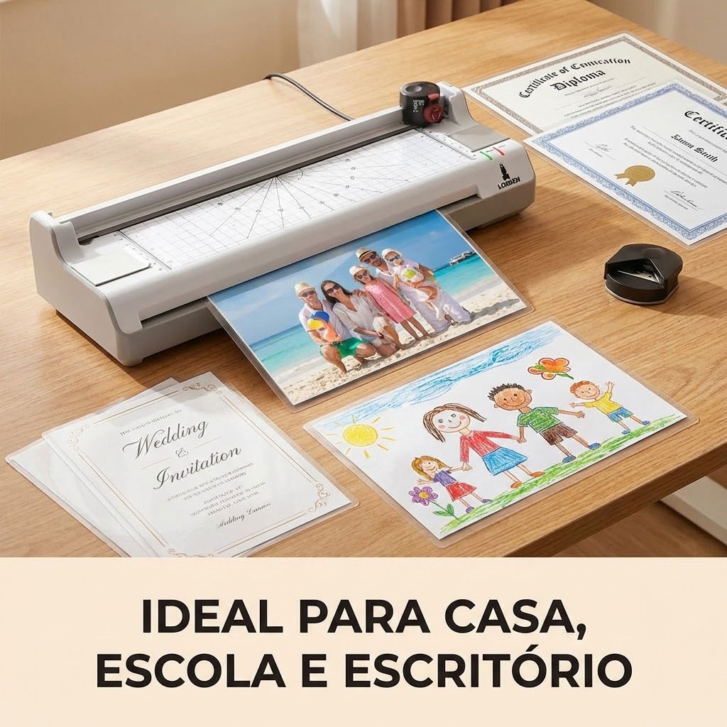 Plastificadora Laminadora Refiladora Lorben 5x1 A4 Documentos