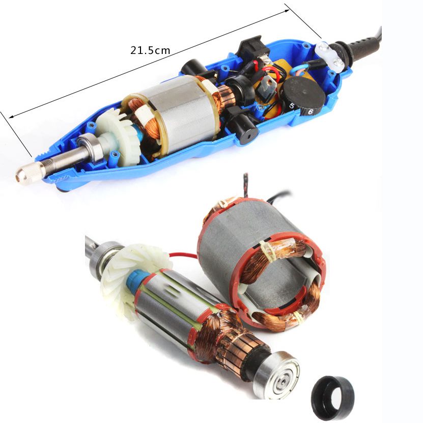 Mini Micro Retifica Elétrica Lorben com 166 Acessórios 260W 110V