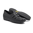 Sapato Feminino Em Couro Legítimo Comfort - 1201 Preto - Comfort Shoes