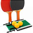 Parliky 3 Pecas Raquetes De Pong Adereços De Jogo De Bola Para