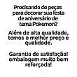 Placa Decorativa Pokemon Pikachu Fundo Preto MDF