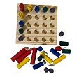 Jogo Montessori de Pinos - Brinquedos Educativos e Pedagógicos