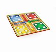 Jogo Ludo Kids em madeira mdf Aquarela Brinquedos - Magazine Stock