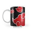 Caneca Naruto Akatsuki Nuvens 300ml - Loja Life Geek