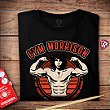 Camiseta GYM Morrison Preta, 100% Algodão - Roquenrou