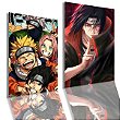 Kit 10 Quadros Decorativo Anime Naruto Sasuke kakashi 20x30