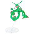 Boneco Pokemon Rayquaza Articulado Dragão Lendario Sunny em