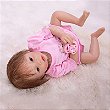 Roupa Infantil Malkitoys Boneca Bebe Reborn Jardineira Rosa - Malki toys