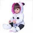 Roupinha de Pandinha Infantil Bebe Boneca Reborn - Malki toys