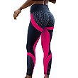 Malha padrão imprimir leggings para mulher treino esportivo