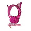 Fone Ouvido Headphone Com Fio Estéreo Orelha Gato Gatinho com Glitter  Infantil P2 ZAT-251 - BEST SALE SHOP