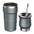 Kit Stanley Copo Térmico + Cuia Inox Personalizada + Bomba - Preto -  TCHÁFINO