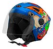 Capacete Aberto New Liberty 3 Coyote Brilhante Preto - Pódio Moto