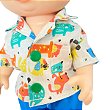 Roupa boneco Baby Alive Conjunto de camisa e bermuda dog - Pequena Stella -  ateliê